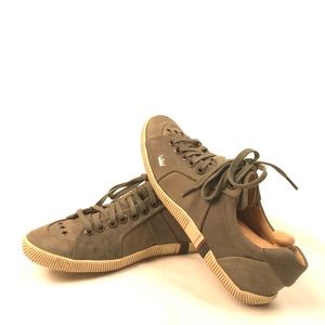 Osklen | Shoes | Osklen Napa Leather Sneakers In Olive Green | Poshmark